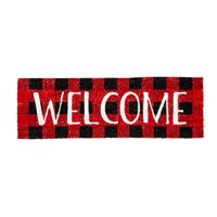 Buffalo Plaid "Welcome" Kensington Switch Mat
