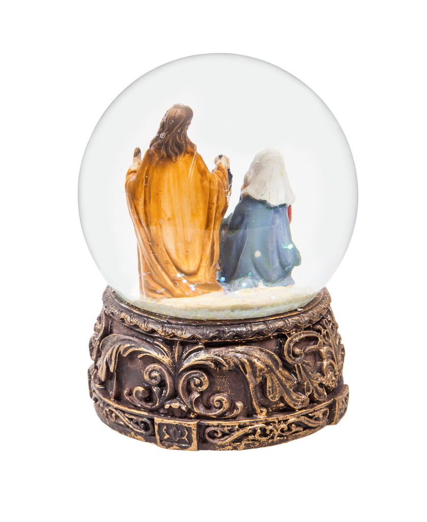 Musical Nativity Water Globe