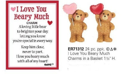 I Love You Beary Much Bear Charm