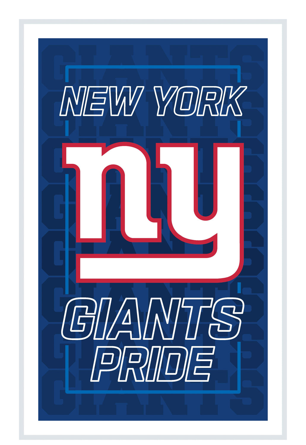 New York Giants Rectangle Lit Sign-Giants Pride – Presents of Mind