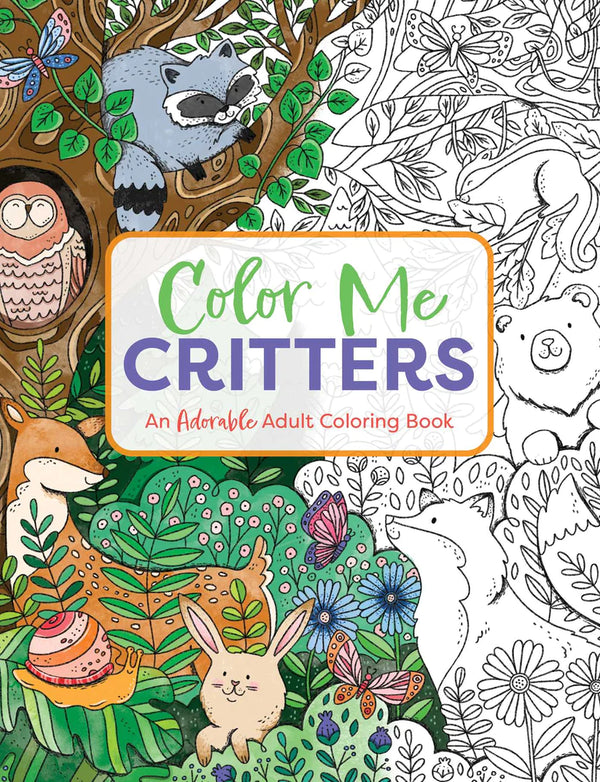 Color Me Critters Adult Coloring Book