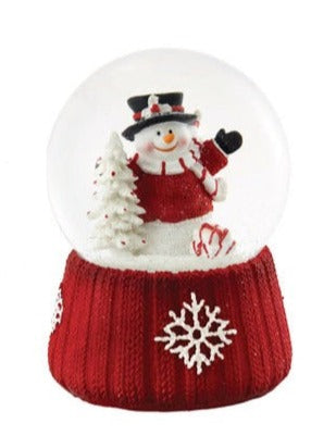 Cardigan Knit Collection LED Mini Water Snow Globe