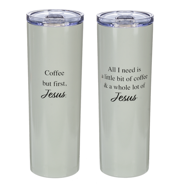 Coffee with Jesus -20 oz Double Walled Tumblers