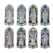 Stained Glass Patrons Figurine
