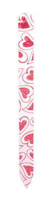Glass Valentine Love Themed Nail File