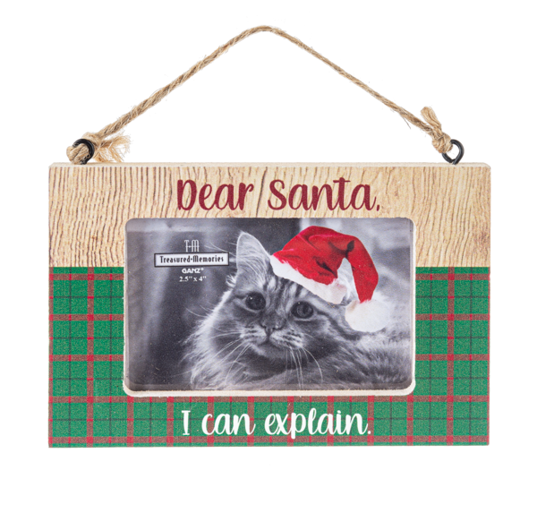 Feliz Naughty Pets - Photo Frame Ornament