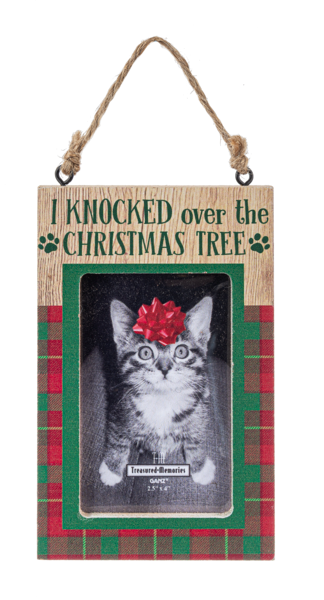 Feliz Naughty Pets - Photo Frame Ornament
