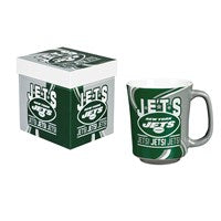 New York Jets14oz Ceramic Coffee Mug with Matching Box