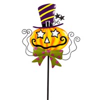 40"H Glow in the Dark Jack-o-Lantern Garden Stake