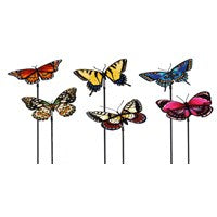 Realistic Butterflies Plant Pick