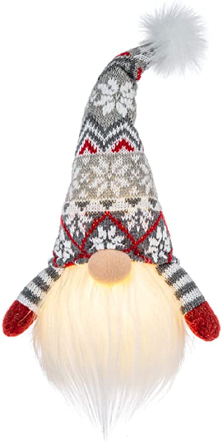 10" Snowflake LED Gnome