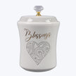 Wedding Blessing Jar, 40 Best Wishes Cards in Organza Bag