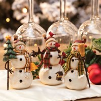 Resin Snowman Sitabout