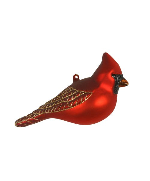 Northern Cardinal Glass Ornament