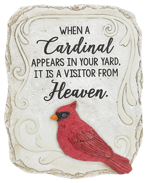 Cardinal Garden Plaque