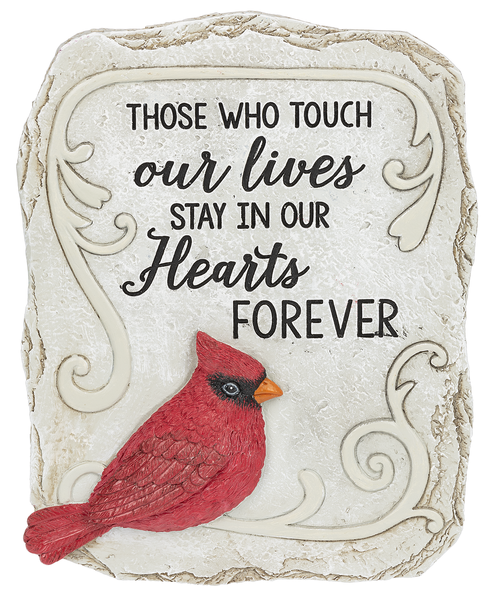 Cardinal Garden Plaque