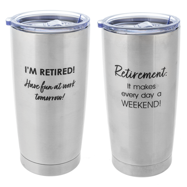 Retirement Themed 16oz Coffee Tumbler