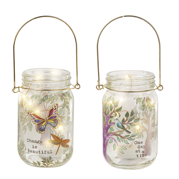 Mindfulness Gallery - Light Up Mason Jars