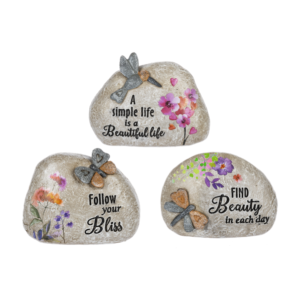 Pebble Love - Rock Figurine