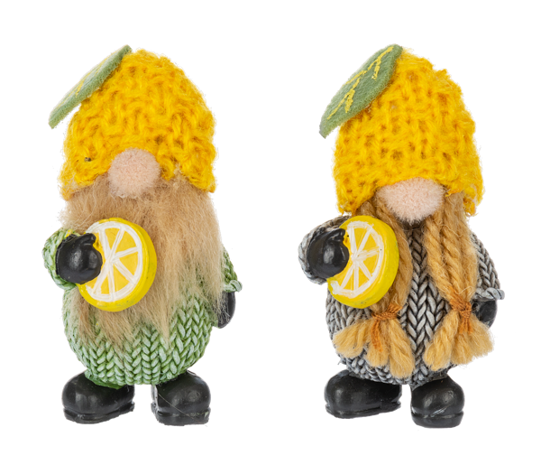 Lemons & Gnomes Charm Figurines
