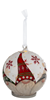 3.5" Glass LED Gnome Ornament