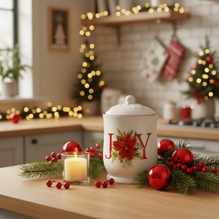 Christmas Joy Cookie Jar