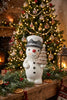 Sparkling Snowman Figurine