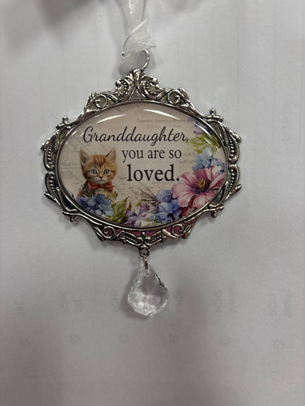 Ornament - Granddaughter you are so loved