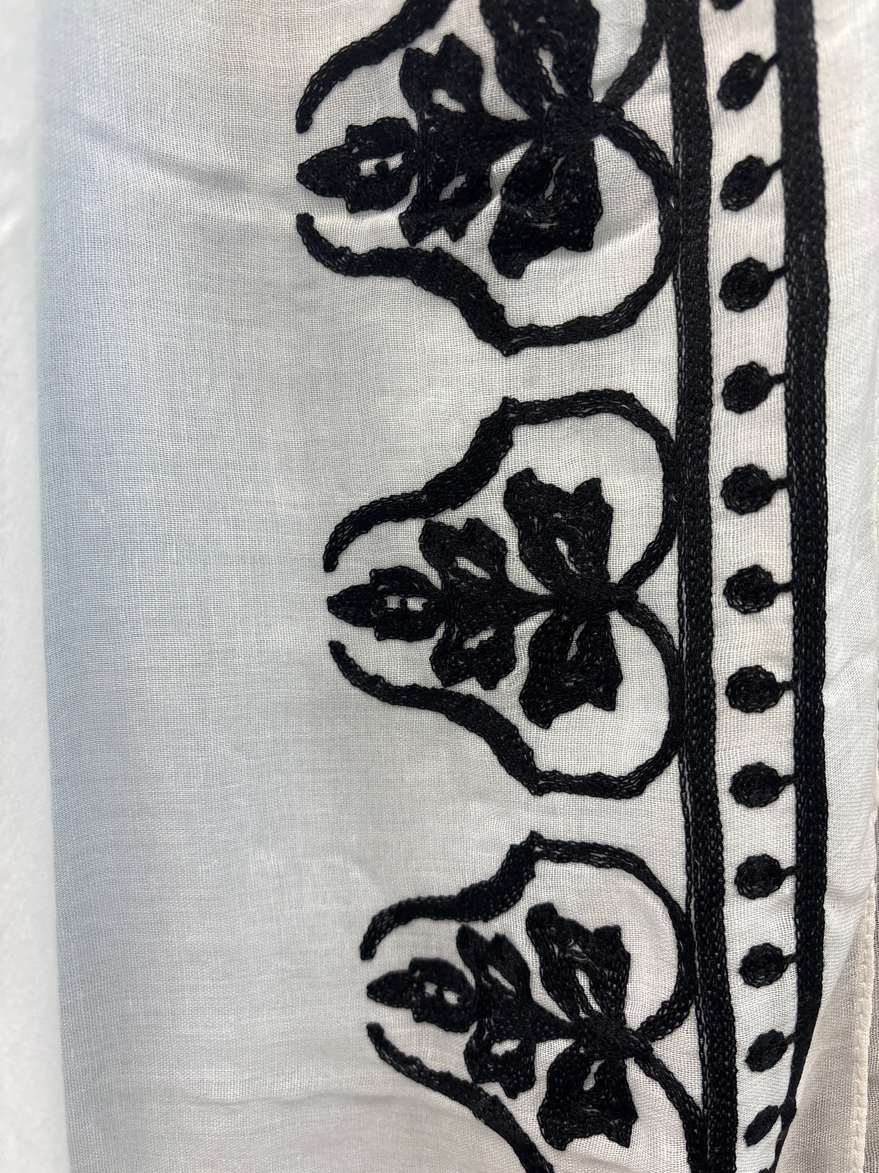 Embroidered Floral Kimono