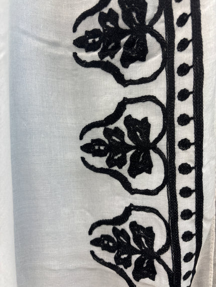 Embroidered Floral Kimono