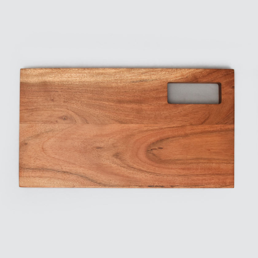 Rectangular Acacia Wood Cutting Board, Natural
