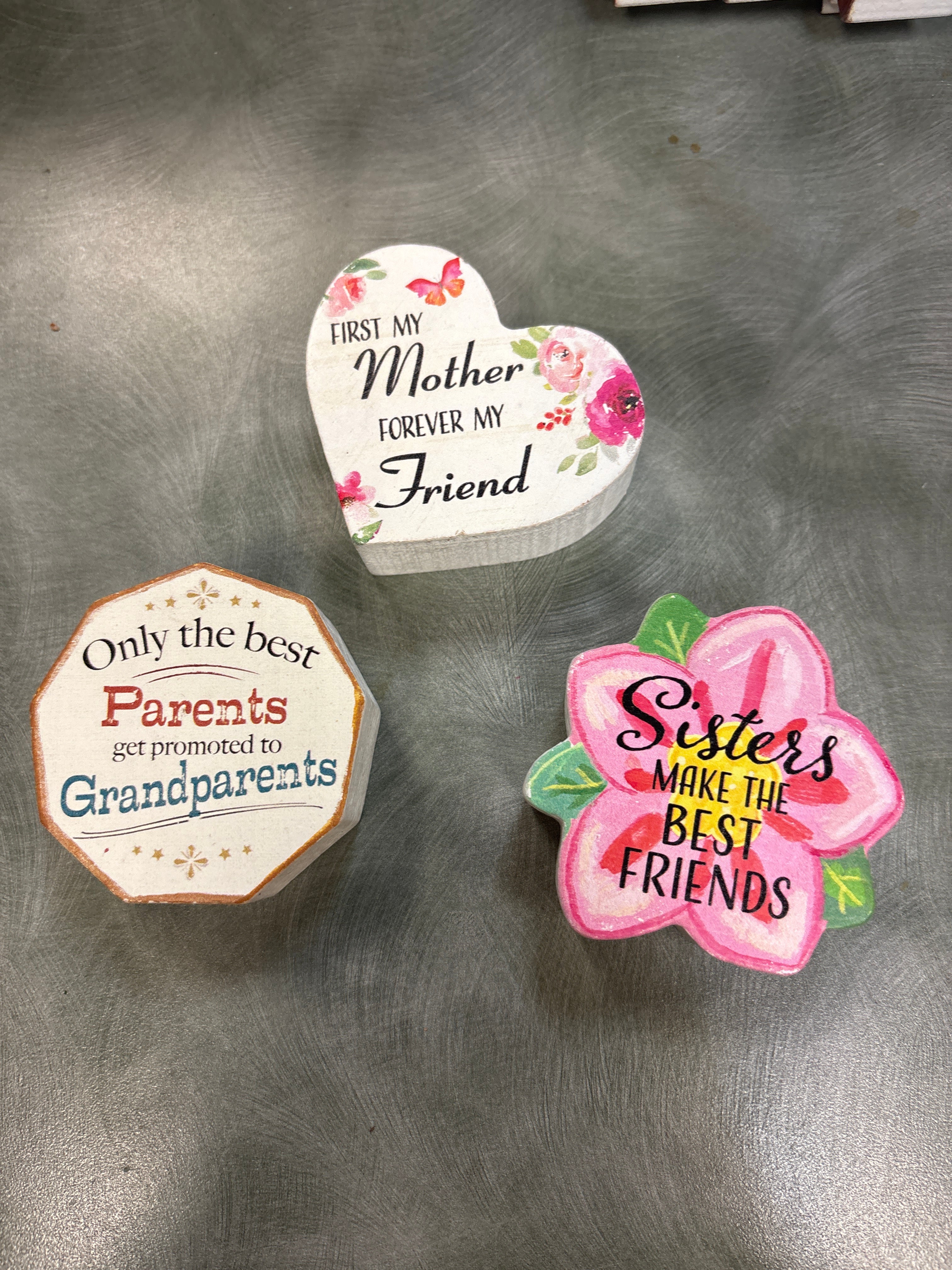 Wooden talk block for her