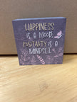 Wooden block talk