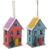 Wooden house ornament