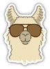 Llama with Sunglasses Sticker