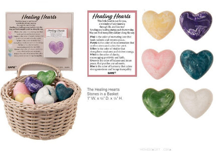 Healing Heart Stone Charms