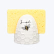 Honey Bee Ceramic Sponge Holder with Sponge