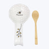 Ceramic Honeybee spoon and rest