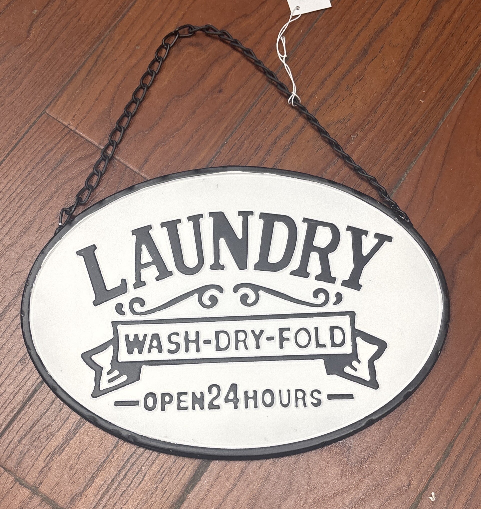 Metal Laundry room sign