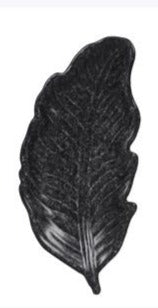 Stoneware Feather Shaped Trinket Dish