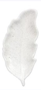 Stoneware Feather Shaped Trinket Dish