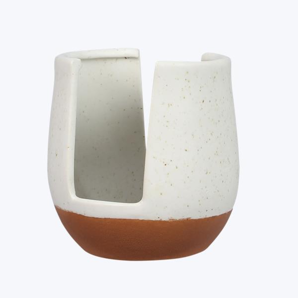 Stoneware Sponge Holder with Sponge