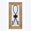Framed double metal hook