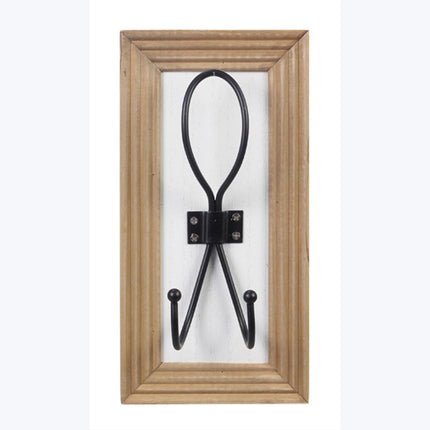 Framed double metal hook