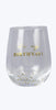 Happy Birthday stemless wine glass