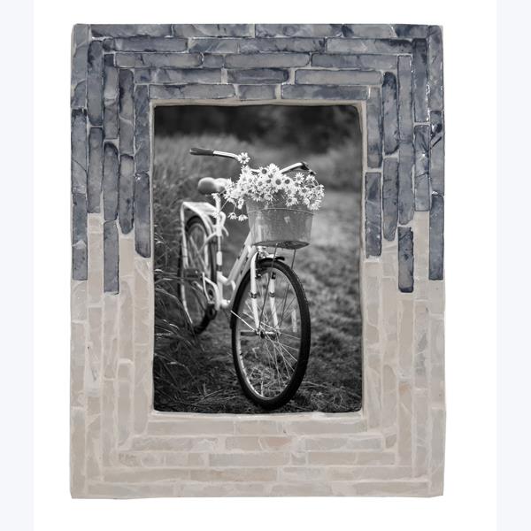 Wooden and Capriz Shell 4"x6" photo Frame