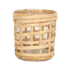 Cane weave tealight holder