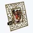Gold metal leaf design 5x7 frame