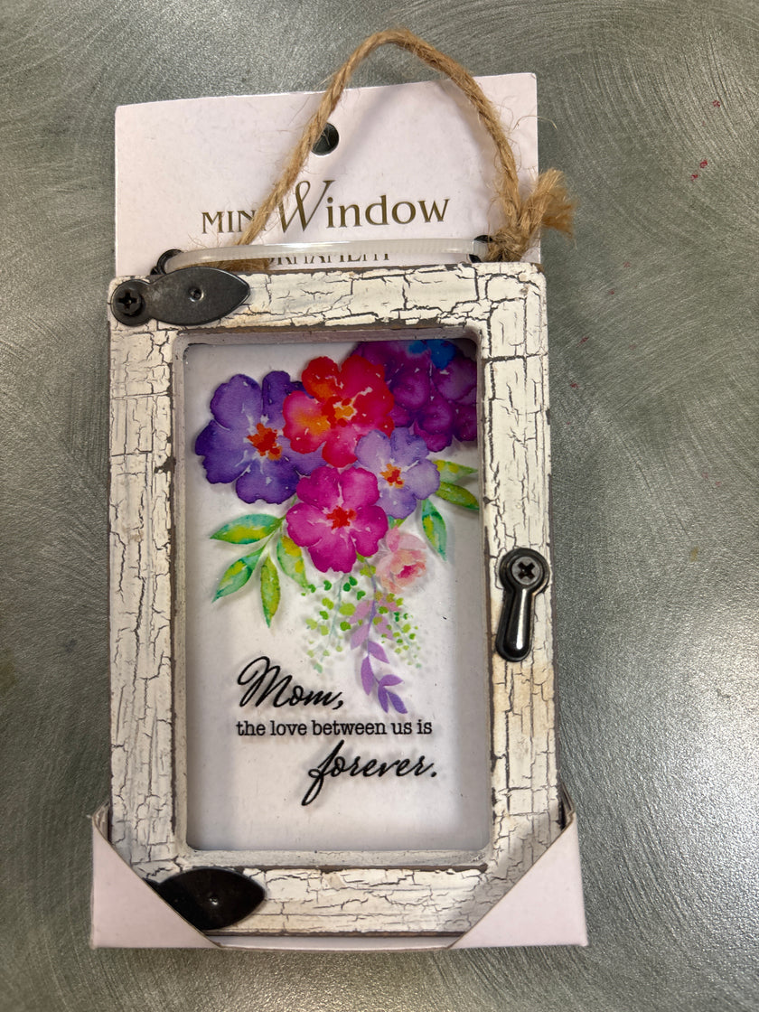 Love Blooms Mini Window Ornament