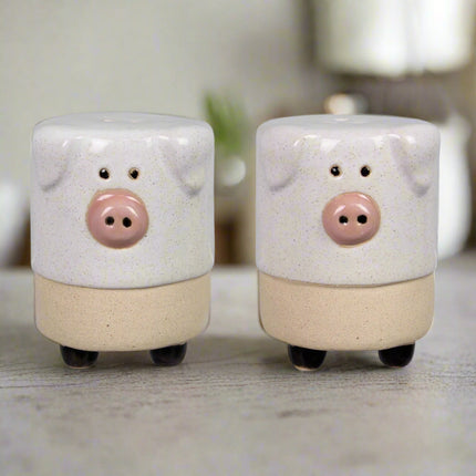 Ceramic Pig Salt and Pepper Shakers
